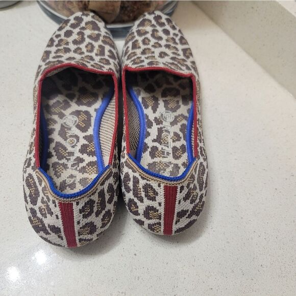 Rothy's "The Loafer" Leopard Print Flats Retired Size 9 - Picture 4 of 7
